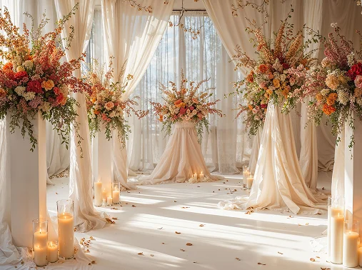 Vue panoramique, jardins fleuris, salons cosy