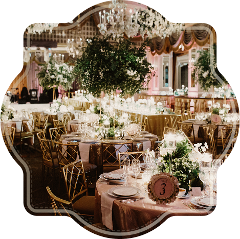 Un large choix de salles pour événements privés 